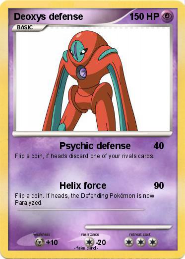 Pokemon Deoxys defense