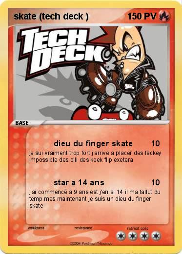 Pokemon skate (tech deck )