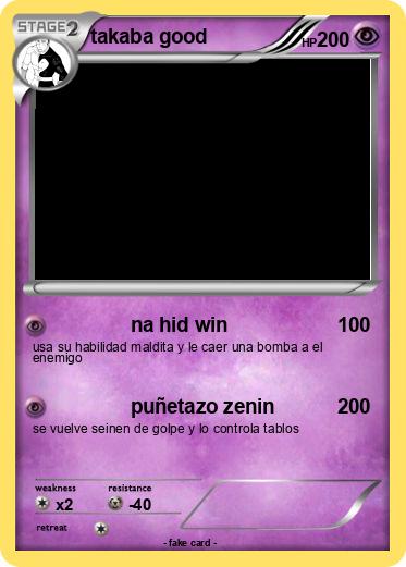 Pokemon takaba good