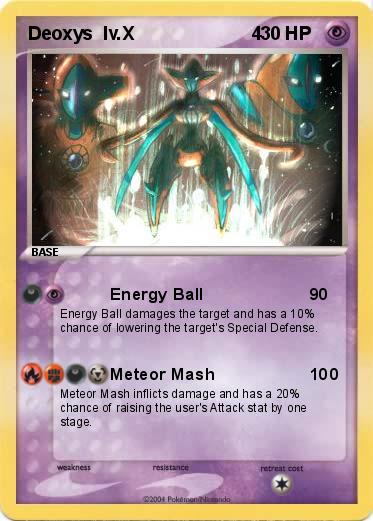Pokemon Deoxys  lv.X                       4