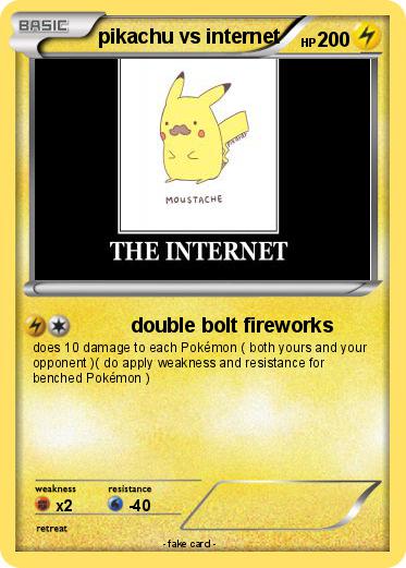 Pokemon pikachu vs internet