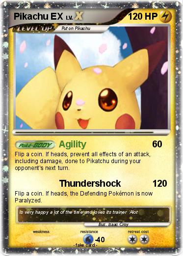 Pokemon Pikachu EX