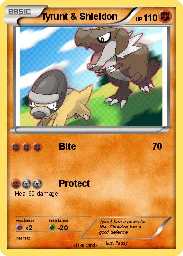Pokemon Tyrunt & Shieldon