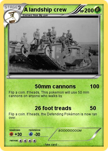 Pokemon A landship crew