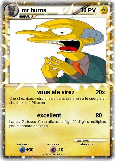Pokemon mr burns