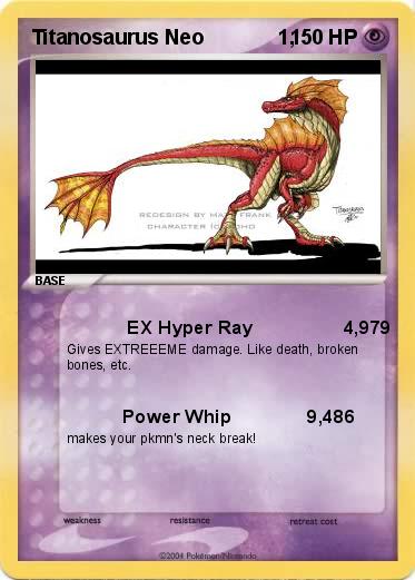 Pokemon Titanosaurus Neo             1,