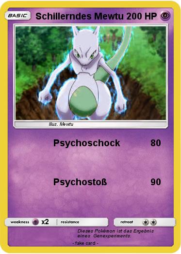Pokemon Schillerndes Mewtu