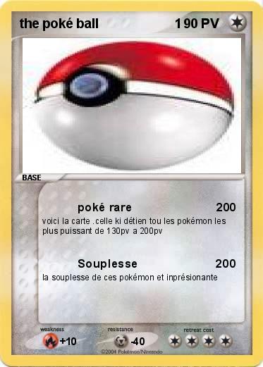 Pokemon the poké ball                     1