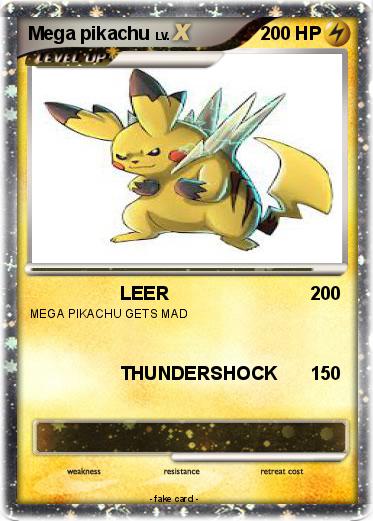 Pokemon Mega pikachu