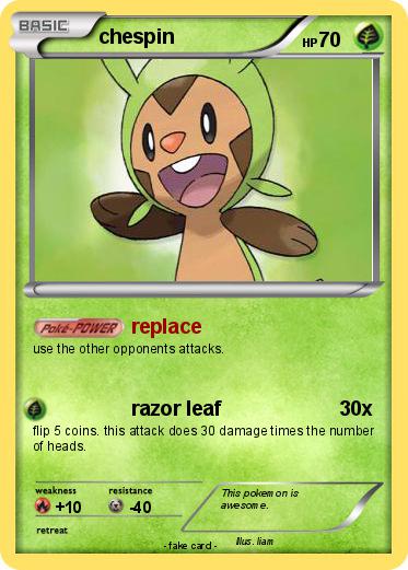 Pokemon chespin
