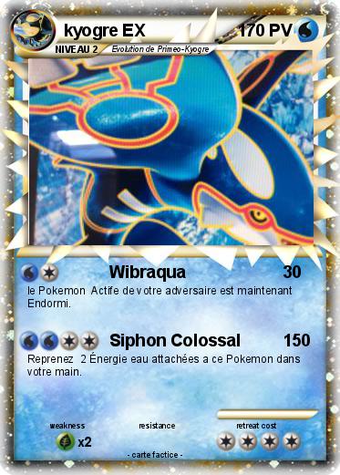 Pokemon kyogre EX