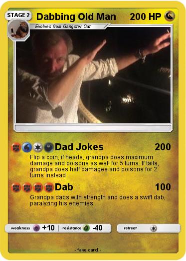 Pokemon Dabbing Old Man