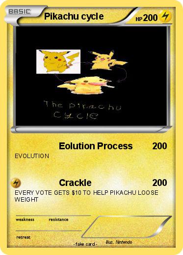 Pokemon Pikachu cycle
