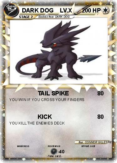 Pokemon DARK DOG    LV.X