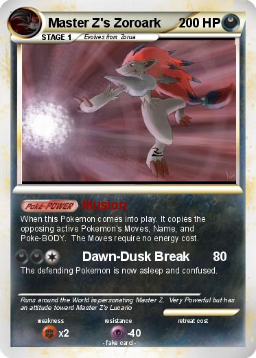 Pokemon Master Z's Zoroark