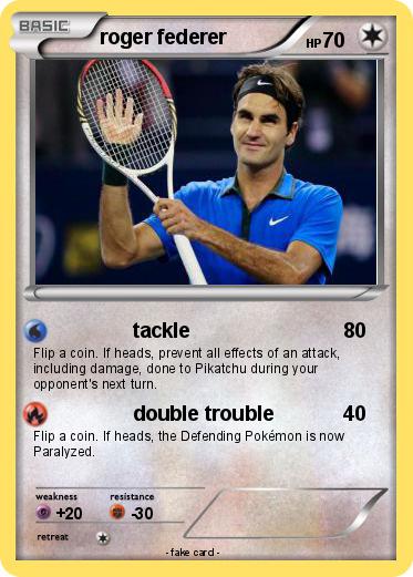 Pokemon roger federer