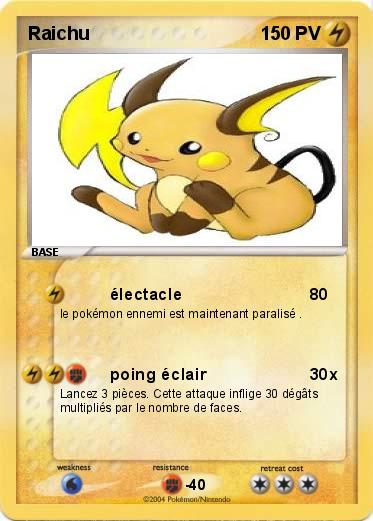 Pokemon Raichu 