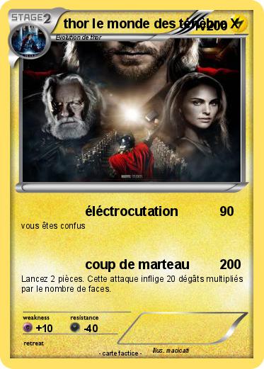 Pokemon thor le monde des ténèbre X