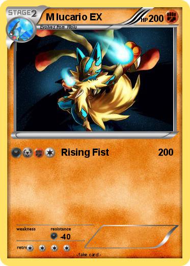 Pokemon M lucario EX