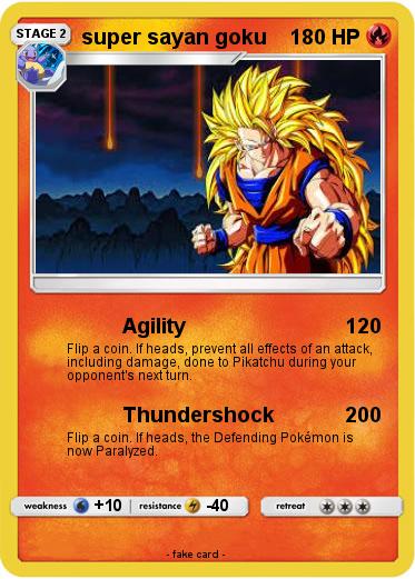 Pokemon super sayan goku