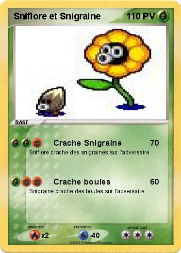 Pokemon Sniflore et Snigraine