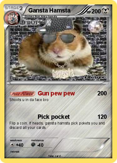 Pokemon Gansta Hamsta