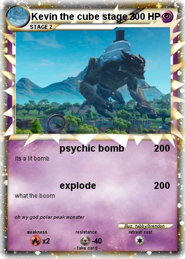 Pokemon Kevin the cube stage 3