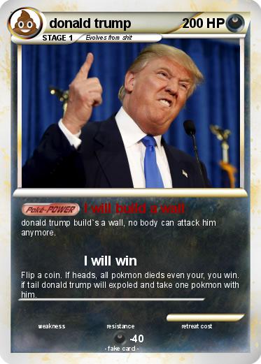 Pokemon donald trump