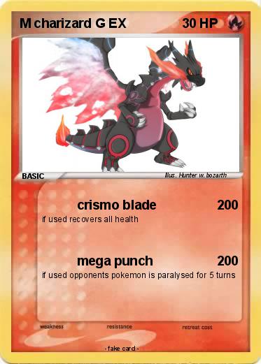 Pokemon M charizard G EX