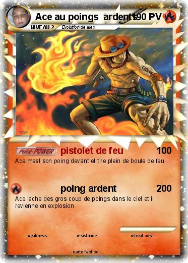 Pokemon Ace au poings  ardents