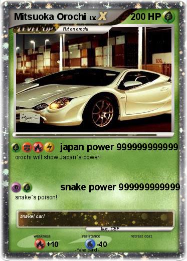 Pokemon Mitsuoka Orochi