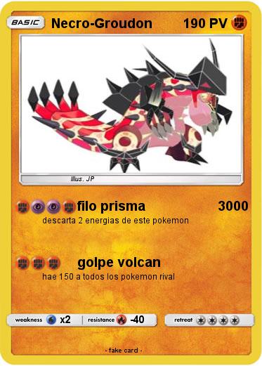 Pokemon Necro-Groudon
