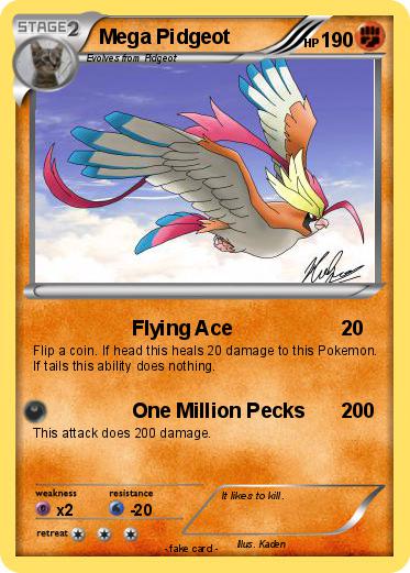 Pokemon Mega Pidgeot