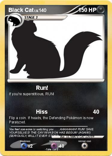 Pokemon Black Cat