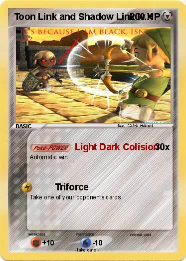 Pokemon Toon Link and Shadow Link lv.X