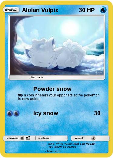 Pokemon Alolan Vulpix