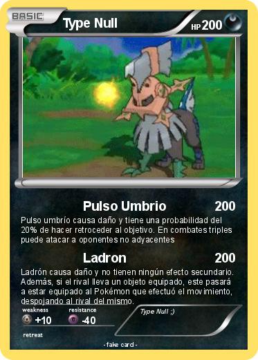 Pokemon Type Null