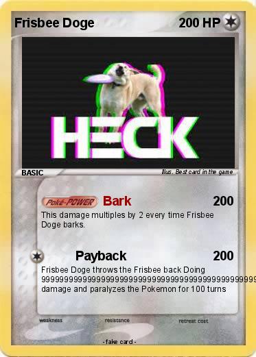 Pokemon Frisbee Doge