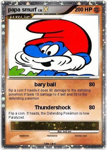 Pokemon papa smurf