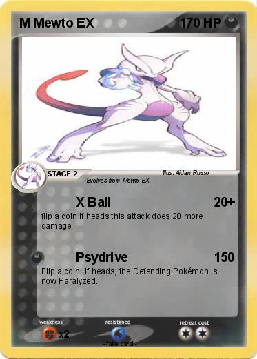 Pokemon M Mewto EX
