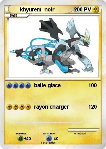 Pokemon khyurem  noir