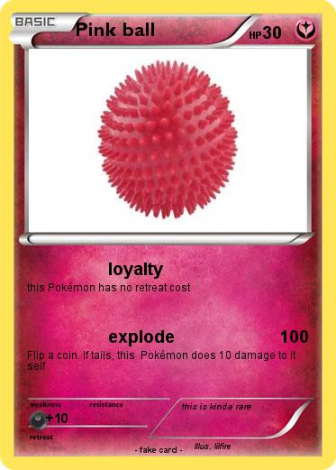 Pokemon Pink ball