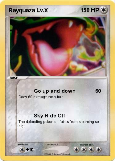 Pokemon Rayquaza Lv.X 