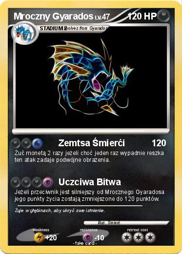 Pokemon Mroczny Gyarados