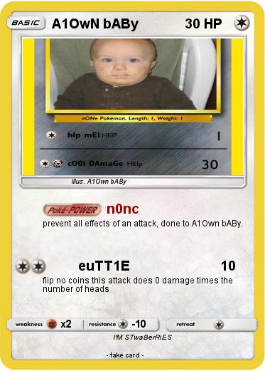 Pokemon A1OwN bABy
