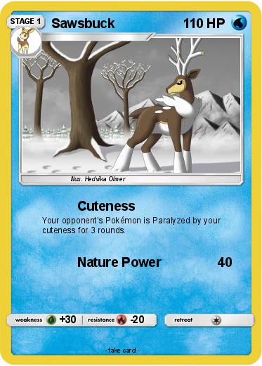 Pokemon Sawsbuck