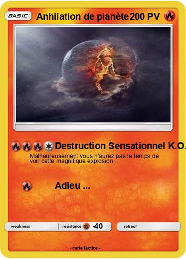 Pokemon Anhilation de planète