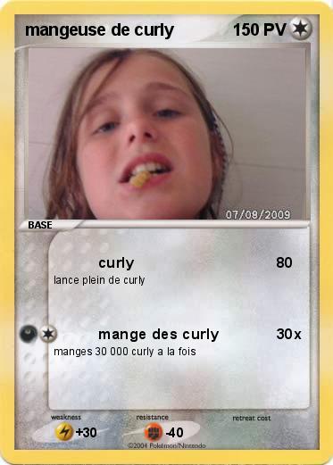 Pokemon mangeuse de curly