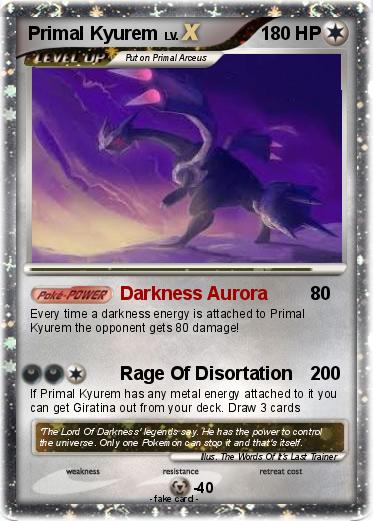 Pokemon Primal Kyurem