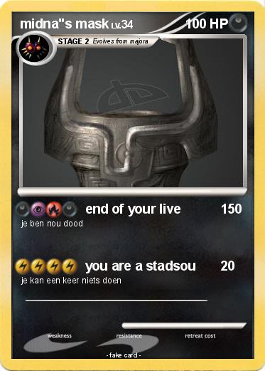 Pokemon midna"s mask